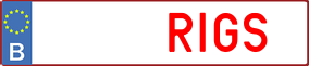 Truck License Plate